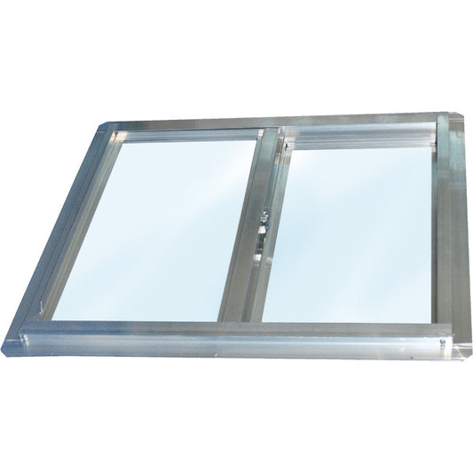 Croft Series 90 24 In. W. x 24 In. H. Glazed Mill Aluminum Sliding Window