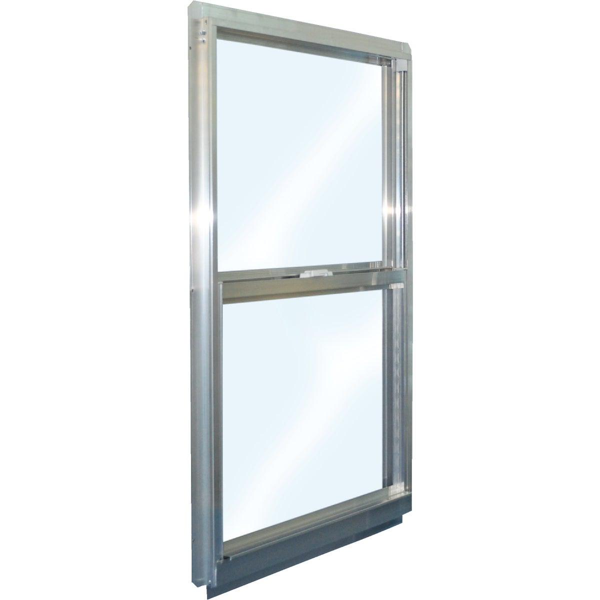 Croft Series 90 23 In. W. x 35 In. H. Mill Finish Aluminum Single Hung Window