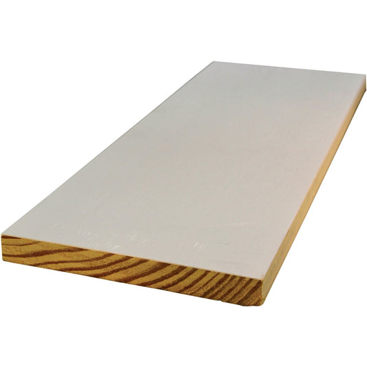 Alexandria Moulding 1 In. W. x 6 In. H. x 8 Ft. L. White Finger Joint Pine Board