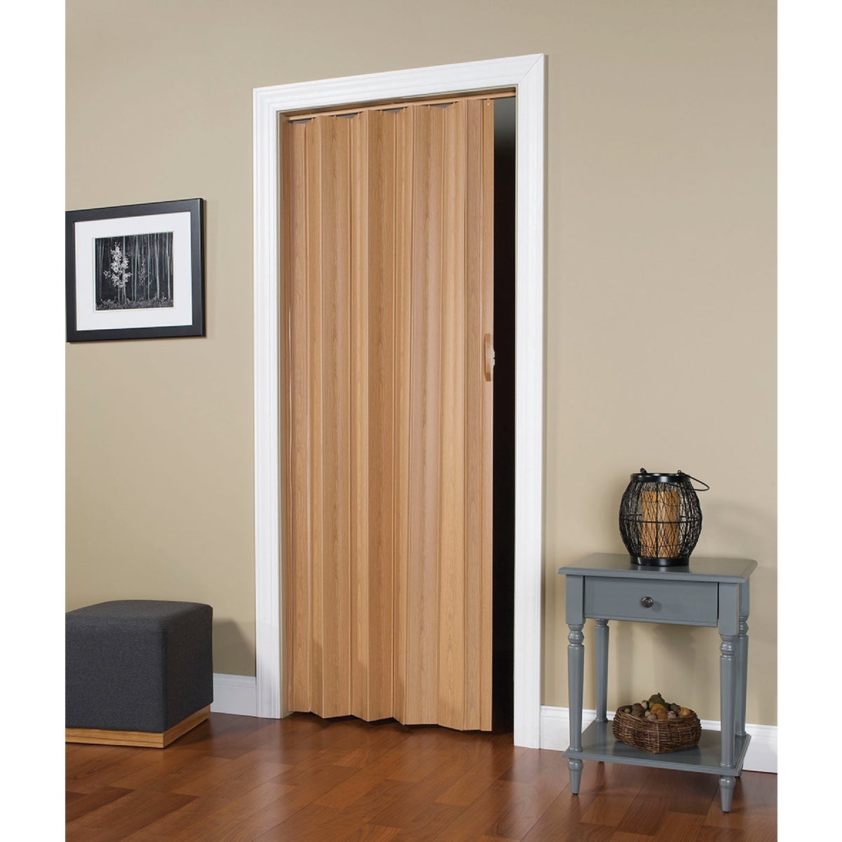 Spectrum Via 24 In. to 36 In. W. x 80 In. H. Oak Accordion Folding Door