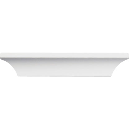 Inteplast Building Products 1/2 In. W. x 1-9/16 In. H. x 8 Ft. L. Crystal White Polystyrene Cove Molding