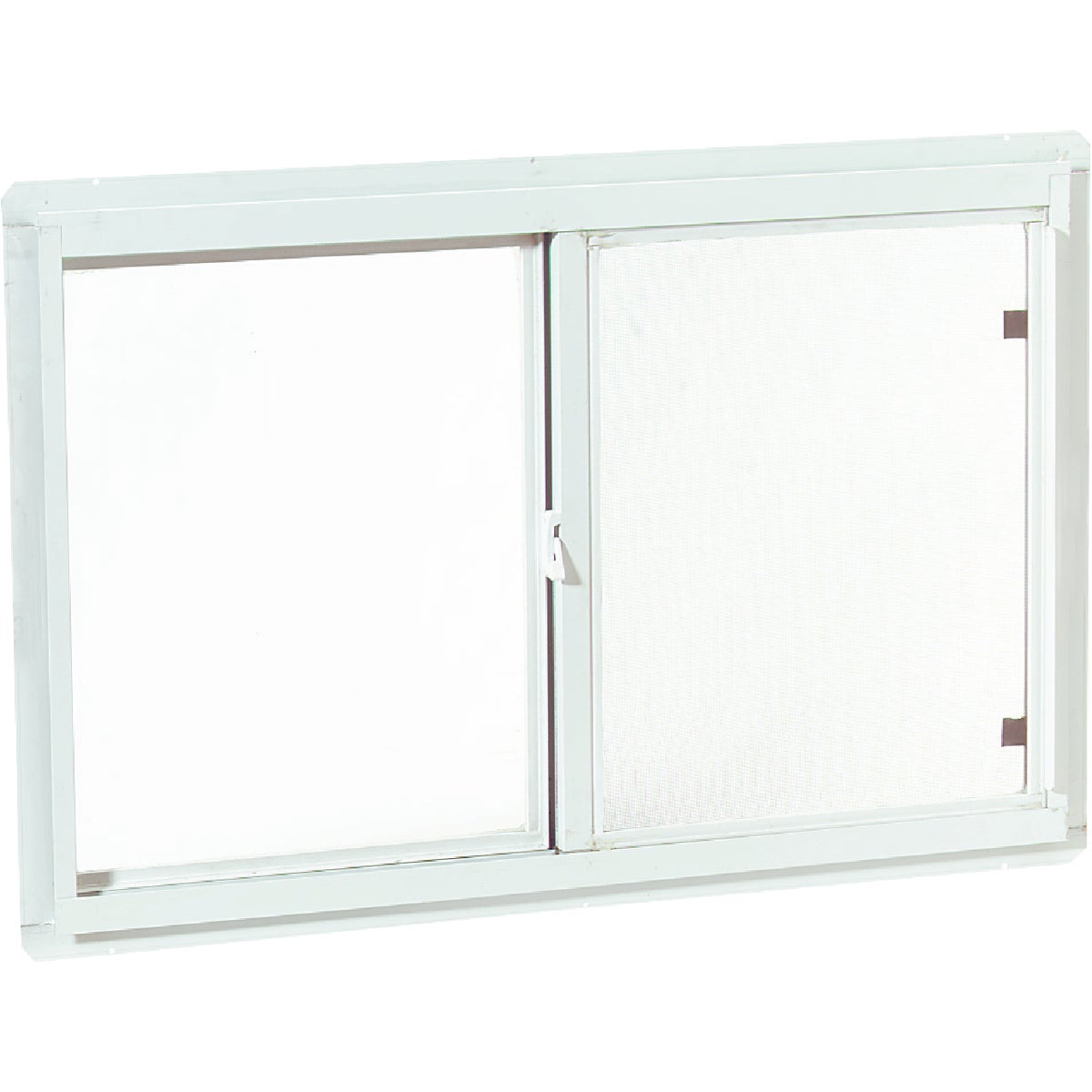 Croft Series 70 35 In. W. x 23 In. H. White Aluminum Sliding Window with Screen