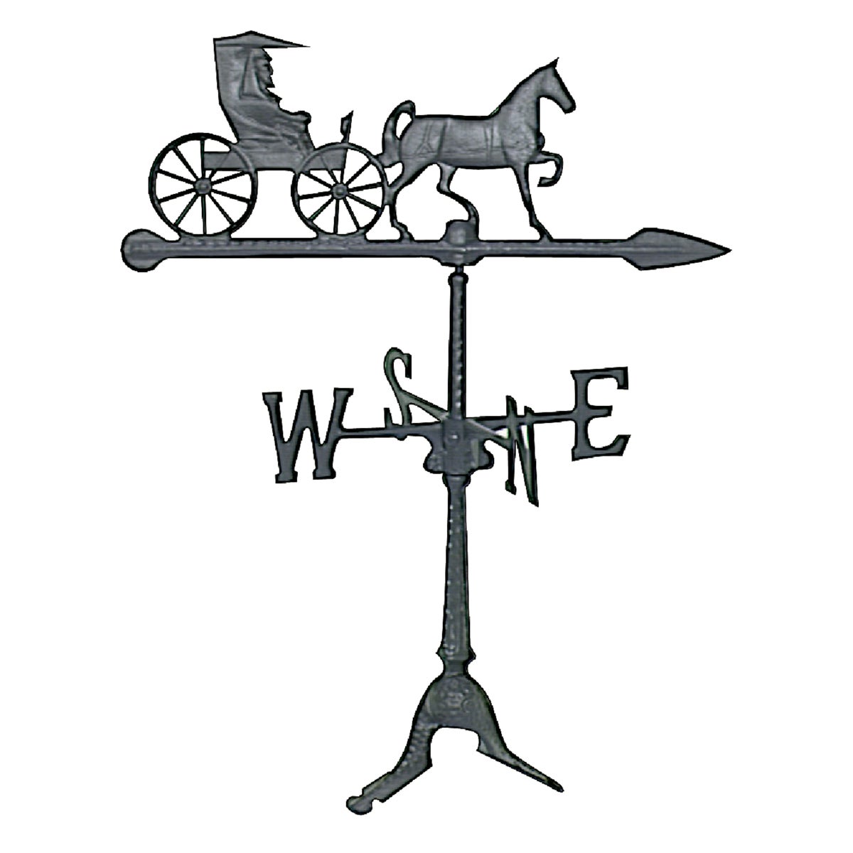 Whitehall Products 24 In. Black Aluminum Country Doctor Weather Vane