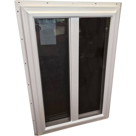 Interstate Model 5100 24 In. W. x 36 In. H. White Vinyl Single Slider Window