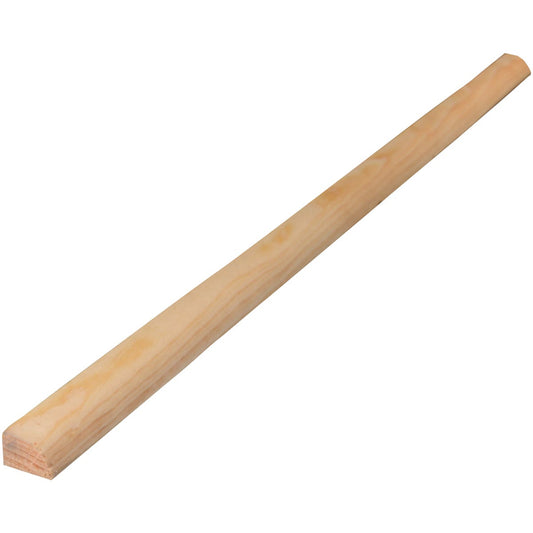 Alexandria Moulding 1/2 In. W. x 3/4 In. H. x 8 Ft. L. Solid Pine Base Shoe Molding