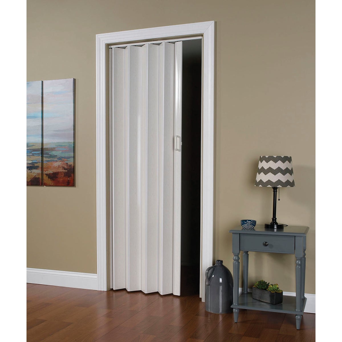 Spectrum Oakmont 36 In. W. x 80 In. H. White Accordion Folding Door