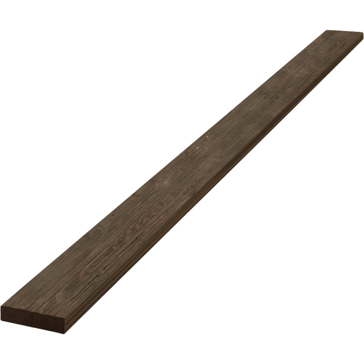 UFP-Edge 4 In. W x 8 Ft. L x 1 In. Thick Brown Wood Rustic Trim Board (4-Pack)