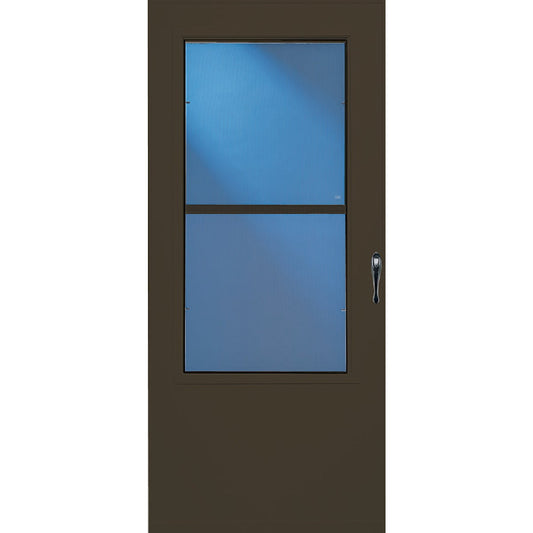 Larson Lifestyle MULTI-VENT 32 In. W. x 80 In. H. x 1 In. Thick Brown Mid View DuraTech Storm Door