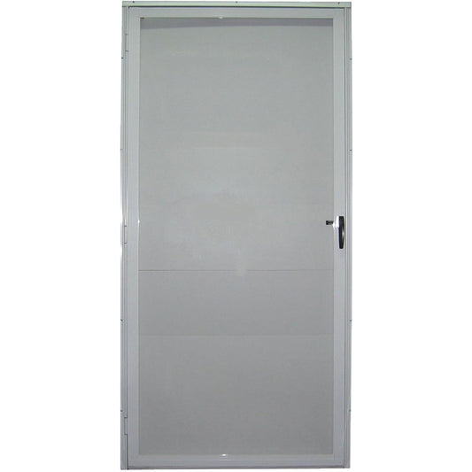 Croft Imperial Style 32 In. W x 80 In. H x 1-7/8 In. Thick White Full View Aluminum Storm Door
