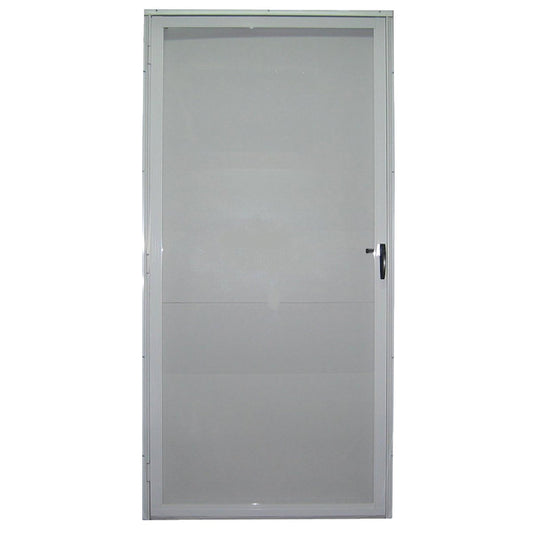 Croft Imperial Style 36 In. W x 80 In. H x 1-7/8 In. Thick White Full View Aluminum Storm Door