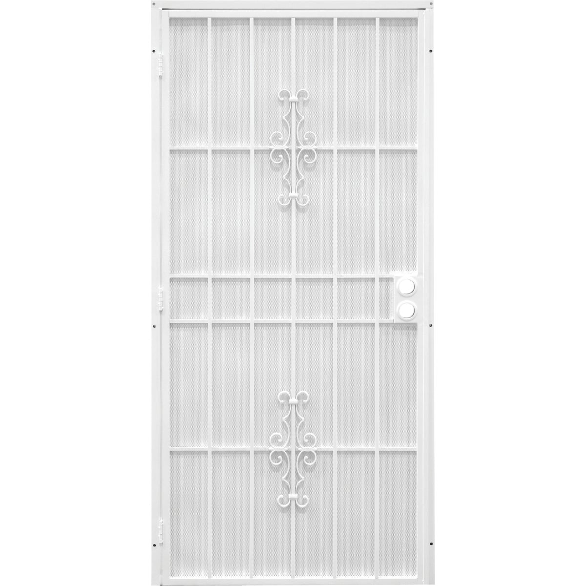 Precision Flagstaff 36 In. W x 80 In. H White Steel Security Door