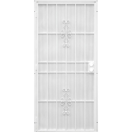 Precision Flagstaff 36 In. W x 80 In. H White Steel Security Door