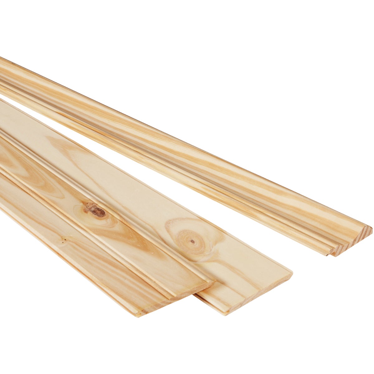 DPI 3-1/2 In. W. x 8 Ft. L. x 5/16 In. Thick Pine Bead Board Wall Plank (6-Pack)