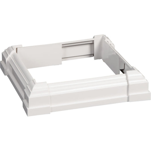 Beechdale 6 In. W. x 6 In. L. PVC White Post Trim Collar