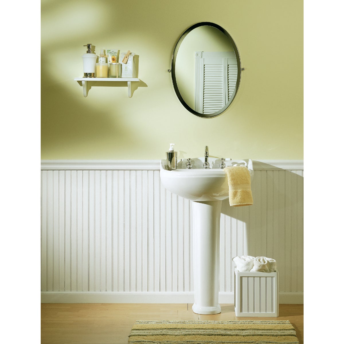 House of Fara 3/4 In. W. x 3 In. H. x 8 Ft. L. MDF Wainscot Base