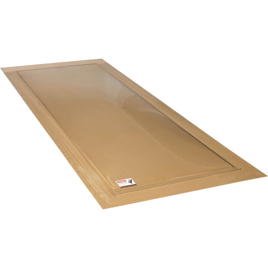 Kennedy Skylights 24 In. x 48 In. Bronze Self-Flashing Domed Skylight