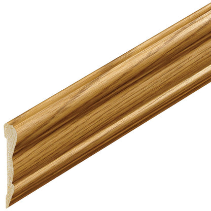 Inteplast Building Products 5/8 In. x 2-5/8 In. x 8 Ft. Ultra Oak Polystyrene Chair Rail Molding