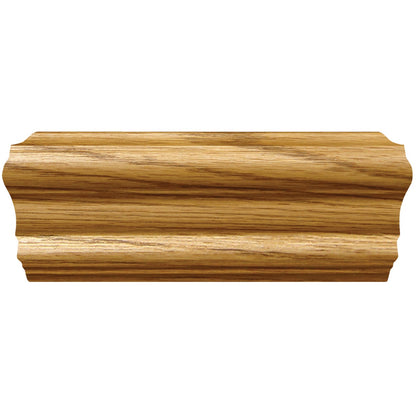 Inteplast Building Products 5/8 In. x 2-5/8 In. x 8 Ft. Ultra Oak Polystyrene Chair Rail Molding