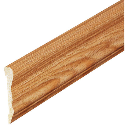 Inteplast Building Products 5/8 In. x 2-5/8 In. x 8 Ft. Majestic Oak Polystyrene Chair Rail Molding