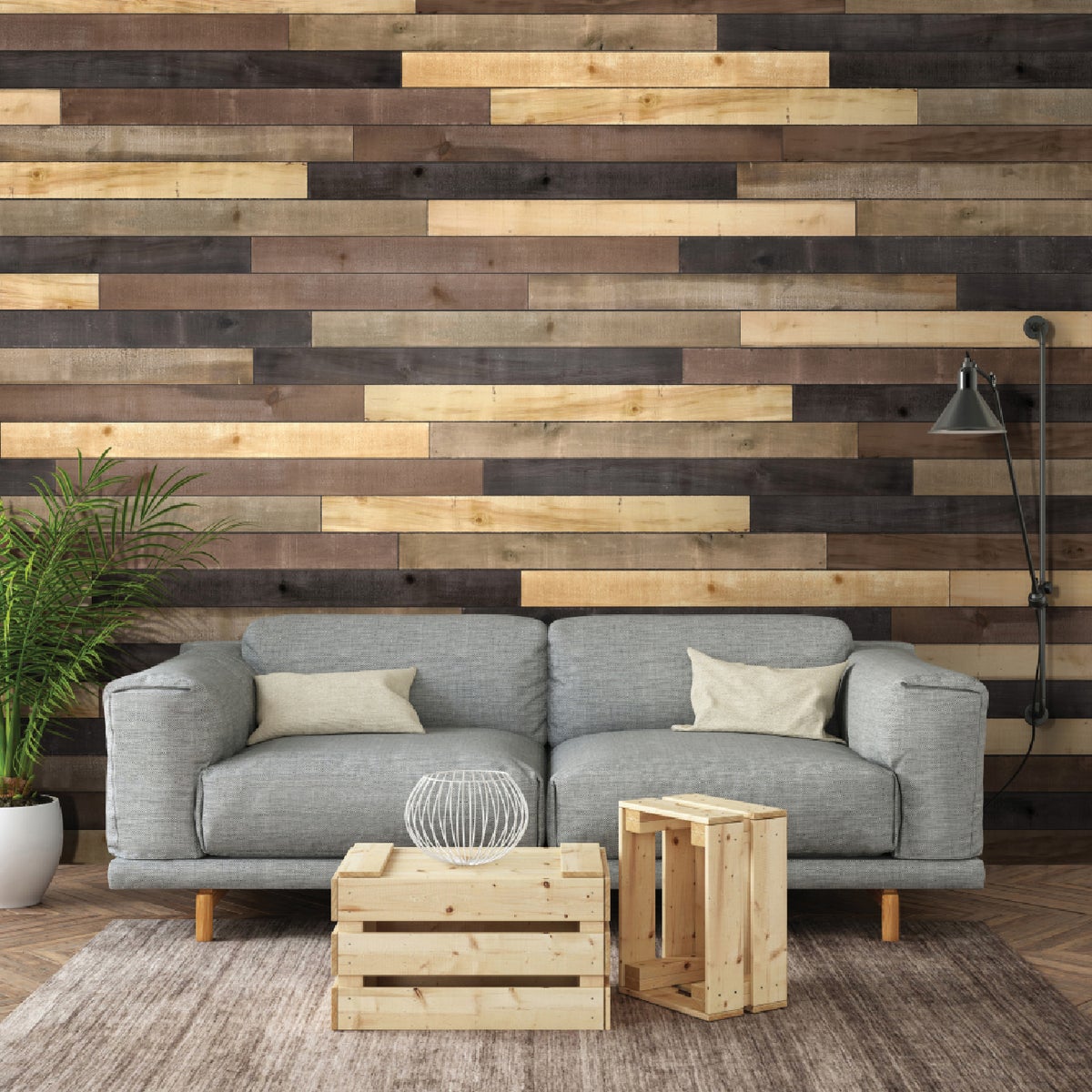 UFP-Edge 1/2 In. x 4 In. x 4 Ft. Mixed Weathered Wood Accent Board (8-Pack)