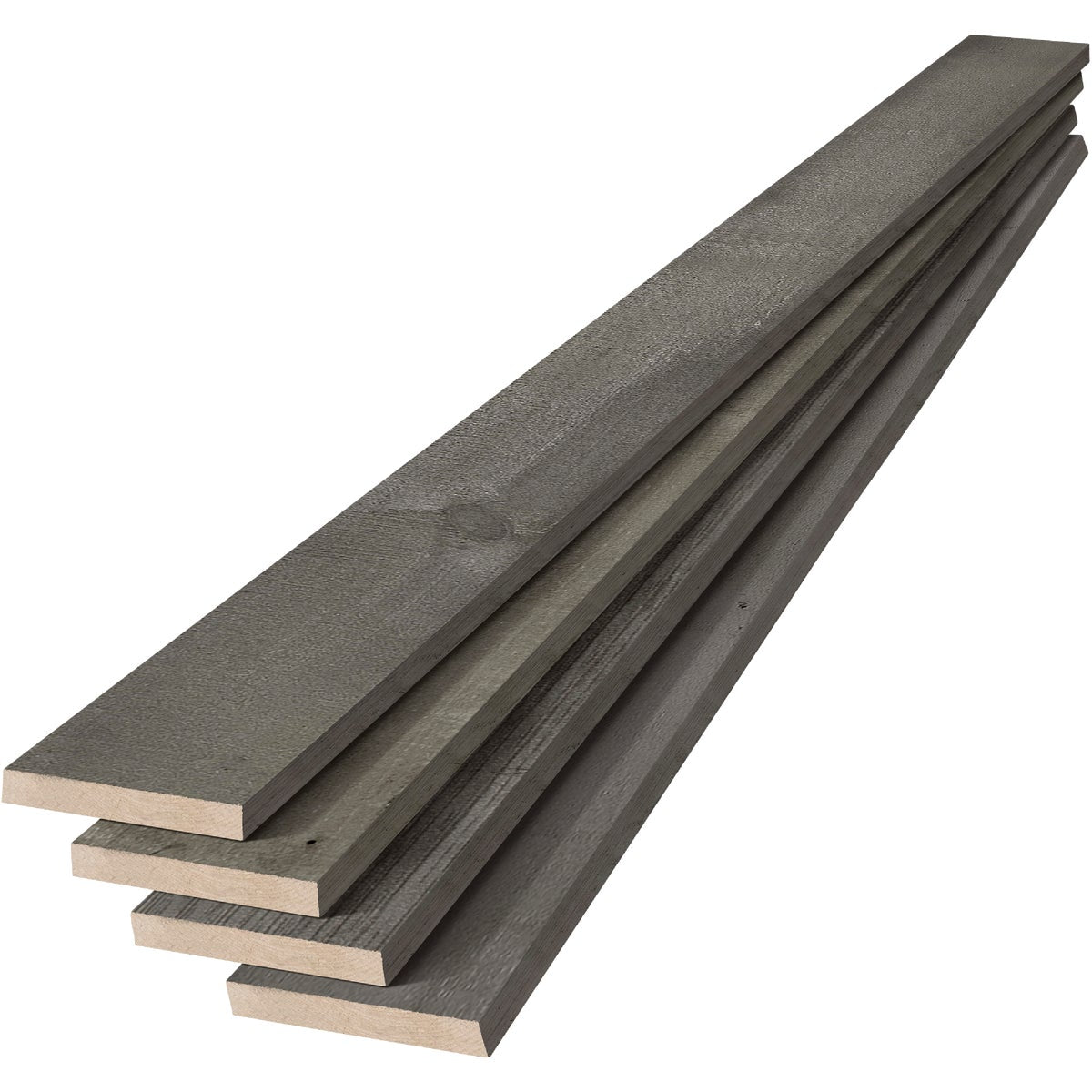 UFP-Edge 1/2 In. x 4 In. x 4 Ft. Gray Weathered Wood Accent Board (8-Pack)