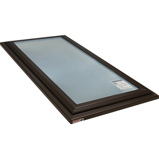 Kennedy Skylights 24 In. x 48 In. Bronze Fixed Glass Skylight