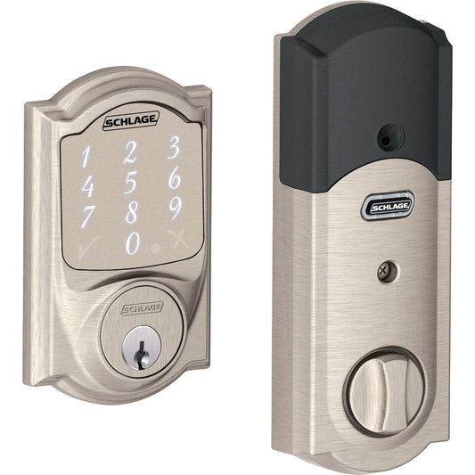 Schlage Sense Smart Satin Nickel Electronic Deadbolt