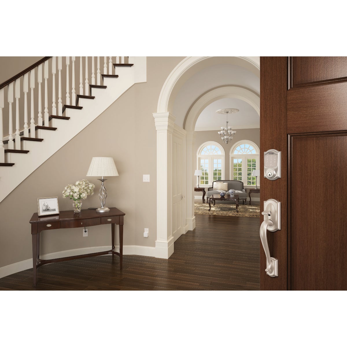 Schlage Sense Smart Satin Nickel Electronic Deadbolt