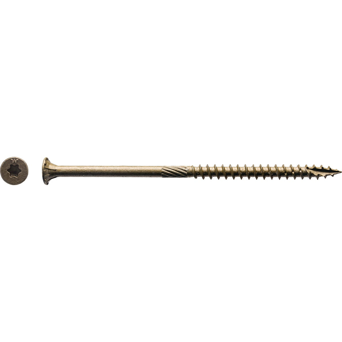 Big Timber #10 x 4 In. Bronze Flat Head Wood Screw (48 Ct., 1 Lb.)