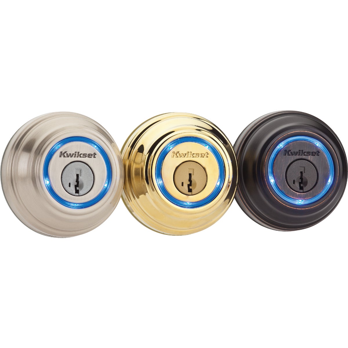 Kwikset Kevo Polished Brass Single Cylinder Electronic Deadbolt