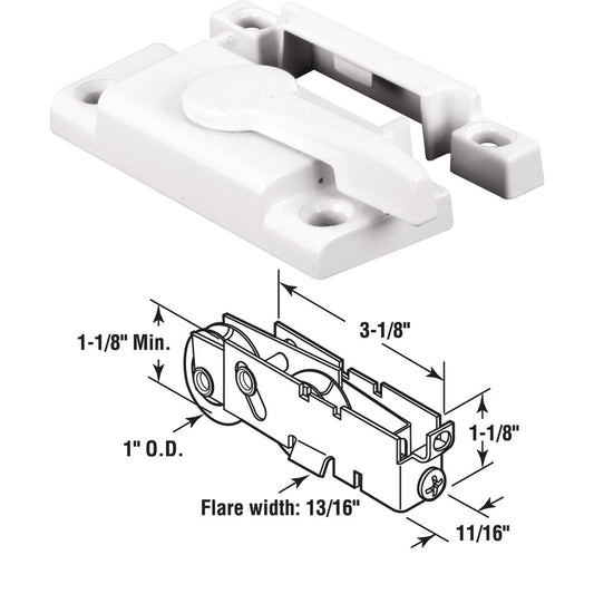 Prime-Line Vinyl Framed Sliding Window Sash Lock