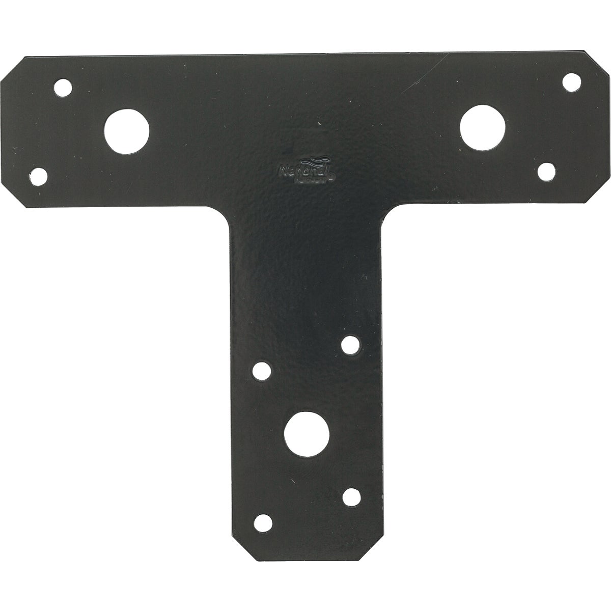 National Catalog 1161BC 6 In. x 5 In. Black Heavy Duty T-Plate