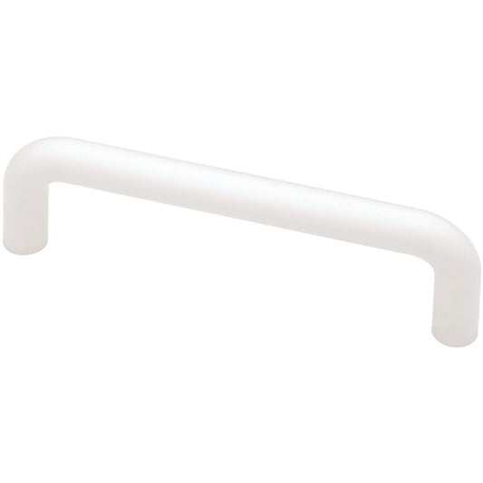 Liberty White Plastic Cabinet Pull, 2 Pack