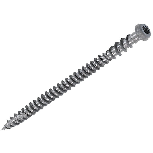 FastenMaster TrapEase 3, #10 x 2-1/2 In. Gray Ultimate Composite Deck Screw (1050 Ct. Pail)