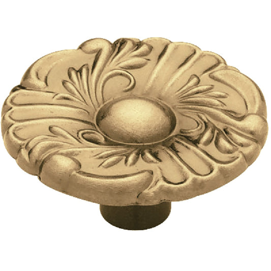 Liberty Antique Brass 1-1/2 In. Cabinet Knob, (2-Pack)