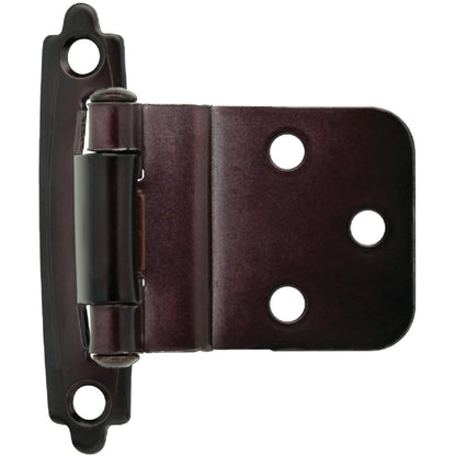 Liberty Oil Rubbed Bronze 3/8 In. Self-Closing Inset Hinge, (2-Pack)