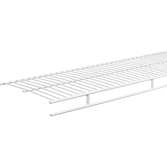 ClosetMaid 8 Ft. W. x 12 In. D. Ventilated Wire Shelf & Rod, White