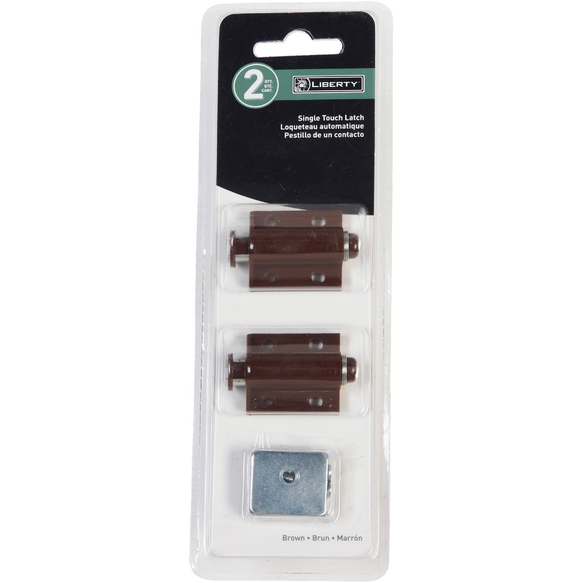 Liberty Single Touch Magnetic Latch (2-Count)