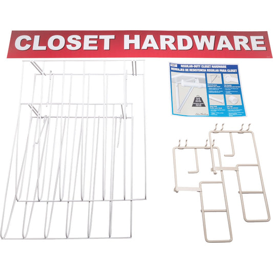 Knape & Vogt 4 Ft. Closet Hardware POP Kit POP Kit