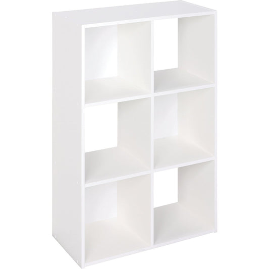 ClosetMaid Cubeicals White 6-Cube Storage Stacker Organizer