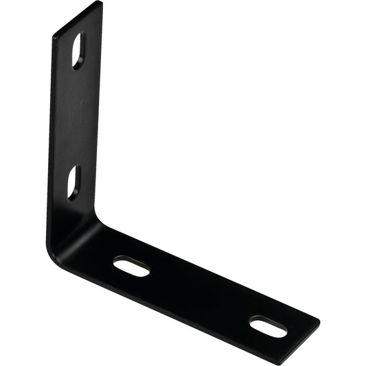 National Catalog 1151BC 5.1 In. x 1.5 In. Black Heavy-Duty Corner Brace