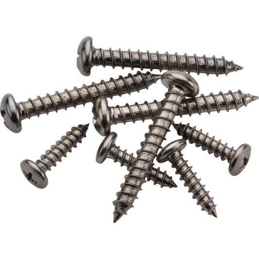 National Catalog V8601 Chrome Closet Hardware Mounting Screws (8-Count)