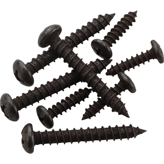 National Catalog V8601 Oil Rubbed Bronze Closet Hardware Mounting Screws (8-Count)