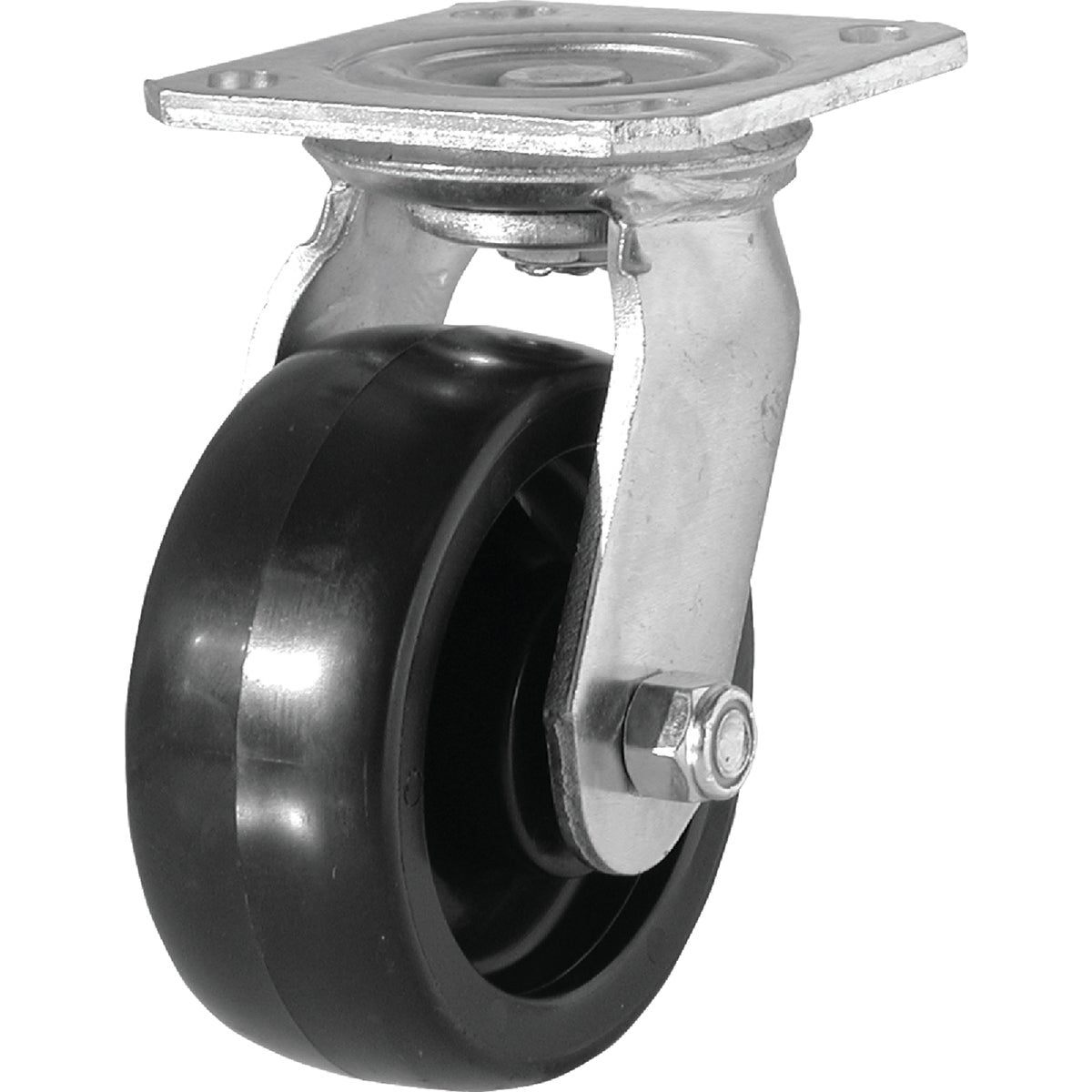 Shepherd 5 In. Medium-Heavy-Duty Polypropylene Swivel Plate Caster