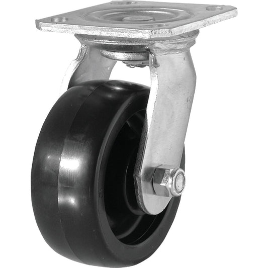 Shepherd 6 In. Phenolic Heavy-Duty Swivel Plate Caster