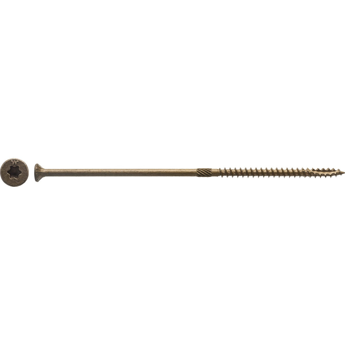 Big Timber #10 x 6 In. Bronze Flat Head Wood Screw (32 Ct., 1 Lb.)