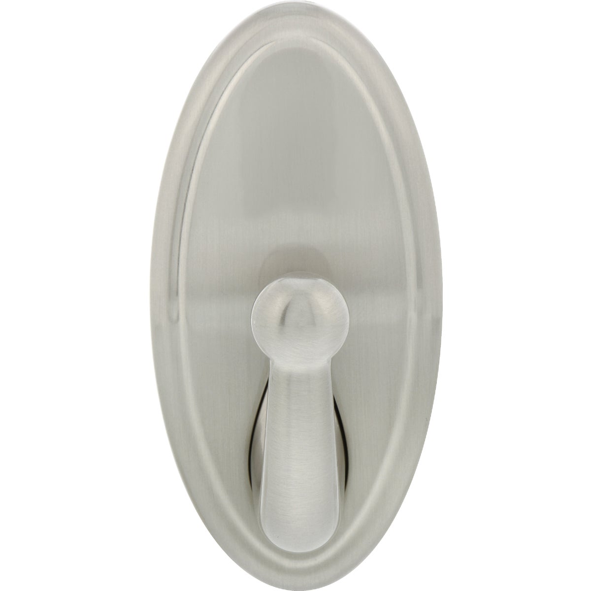 Hillman High and Mighty 15 Lb. Capacity Satin Nickel Oval Decorative Hook