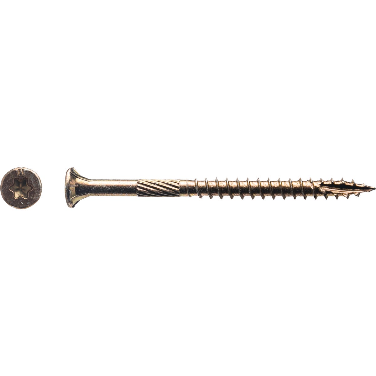 Big Timber #9 x 2-1/2 In. Yellow Zinc Wood Screw (2500 Ct.)