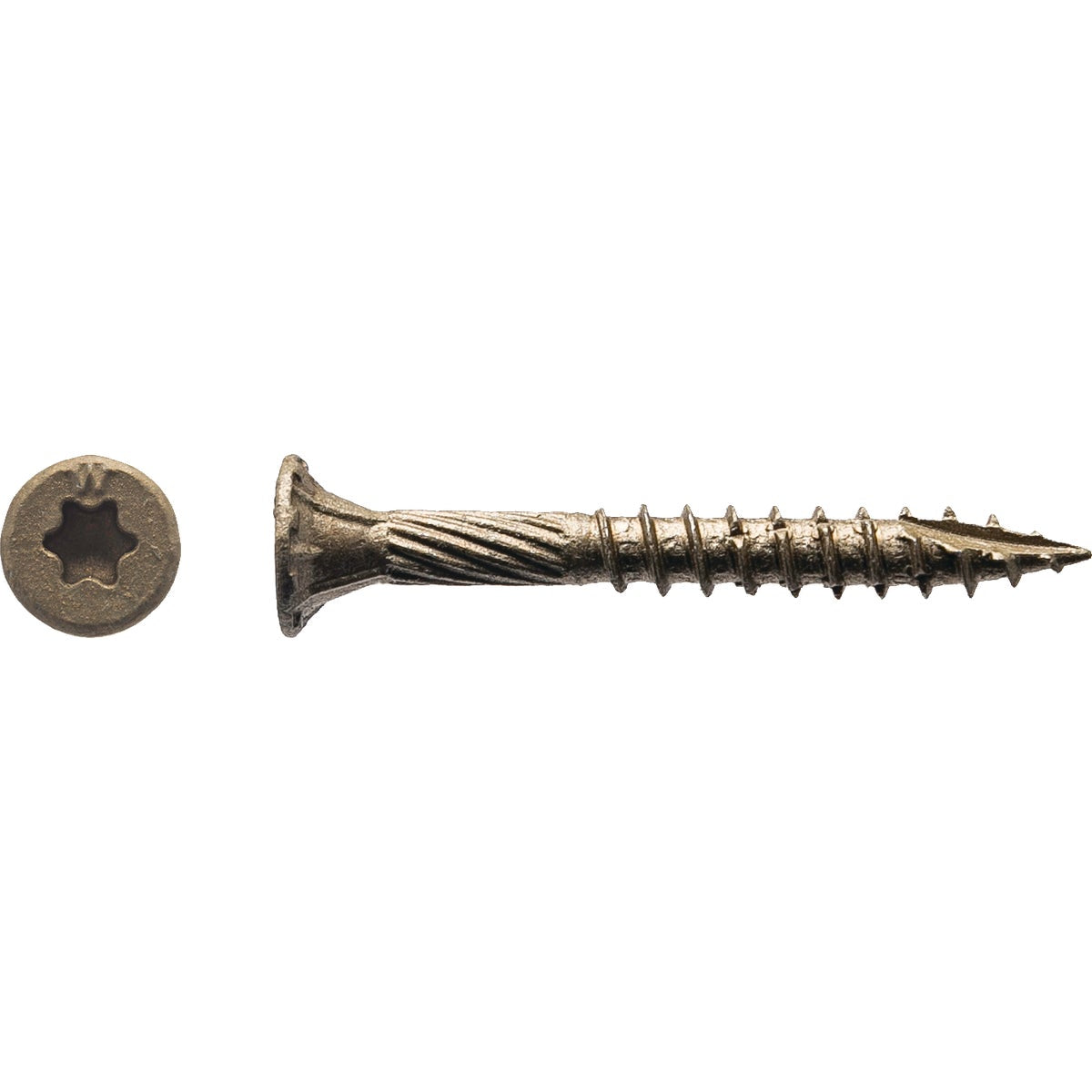 Big Timber #9 x 1-1/2 In. Bronze Flat Head Wood Screw (140 Ct., 1 Lb.)