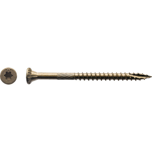 Big Timber #9 x 2-1/2 In. Bronze Flat Head Wood Screw (93 Ct., 1 Lb.)